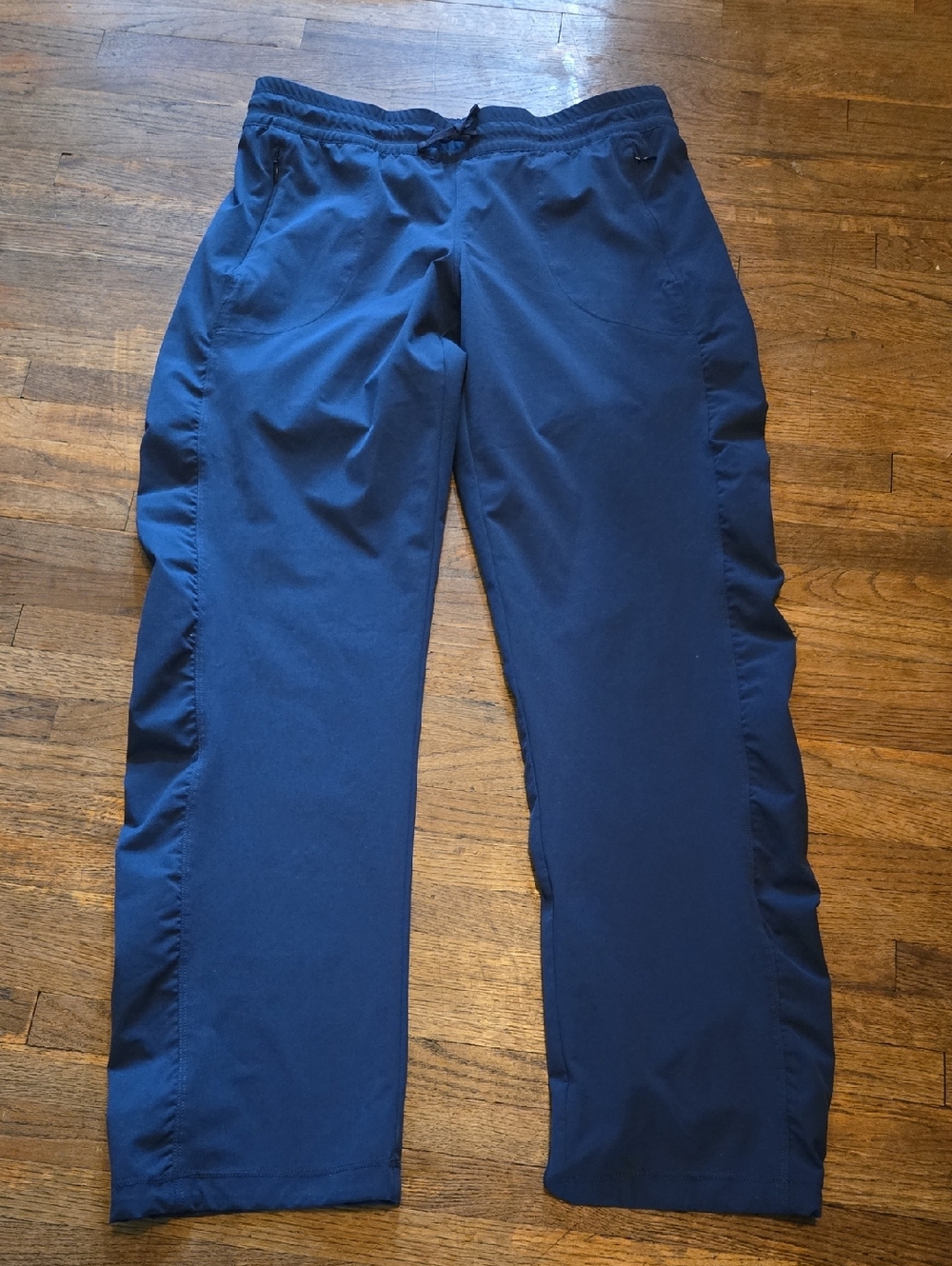 KUHL Cargo Pants Navy Blue Ruched Side MED *no size tag*